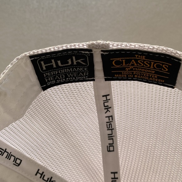 The CLASSICS Yupoong X HUK Men’s Camo Snapback Trucker Hat. - Picture 5 of 5